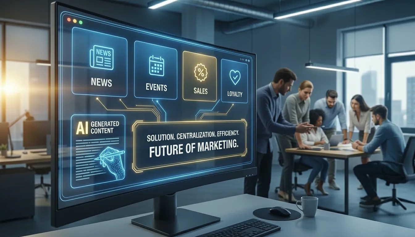 Marketingová platforma poháňaná AI pre nákupné centrá